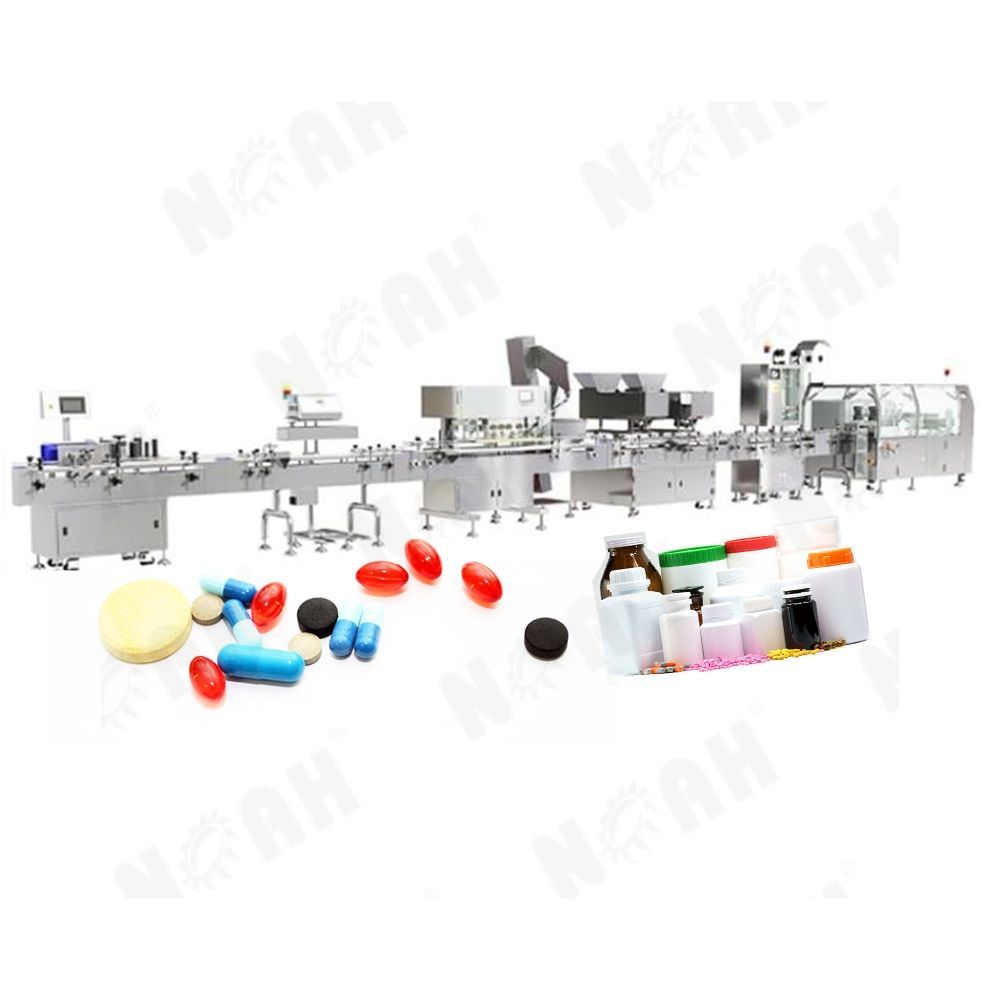 Tablet counting and filling machine