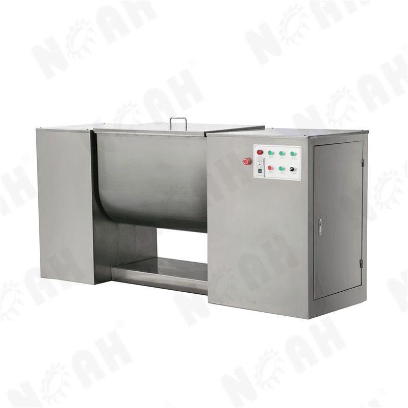 Liquid powder horizontal mixer